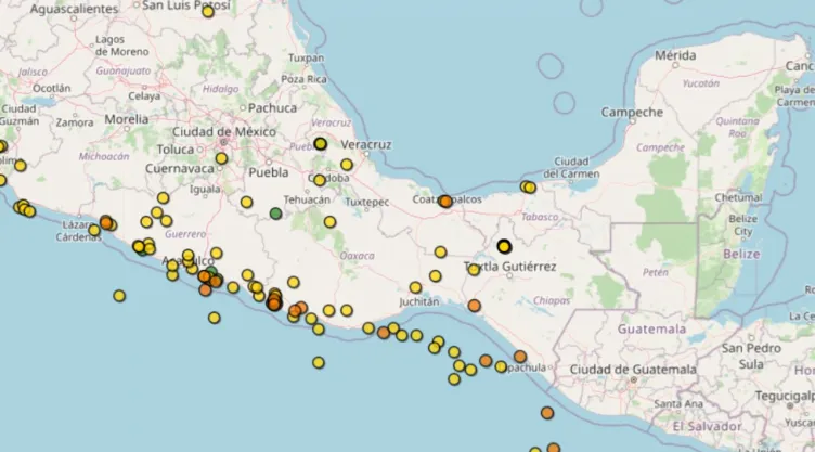 sismos en méxico
