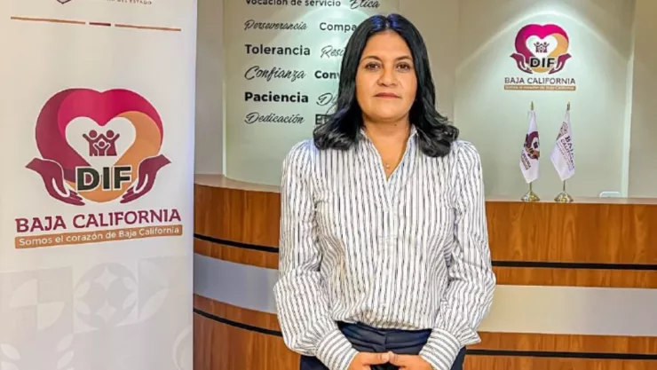 La directora general de DIF Baja California, Monoica Vargas Núñez.