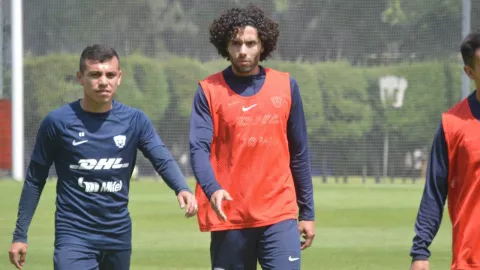 Pumas vs Puebla entrenamiento