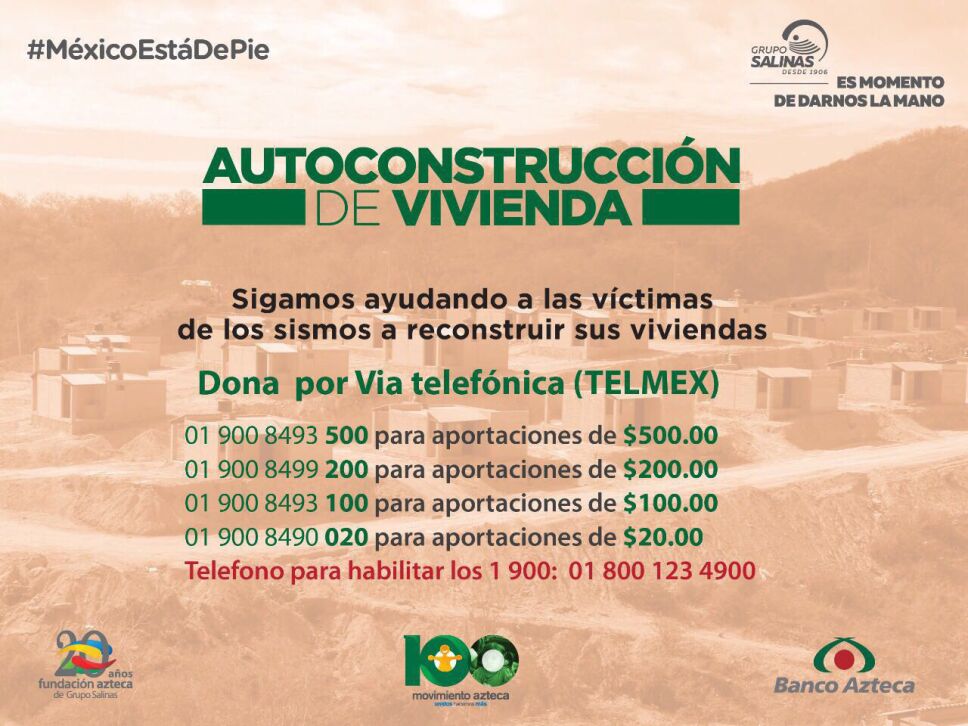 Movimiento Azteca continúa durante septiembre