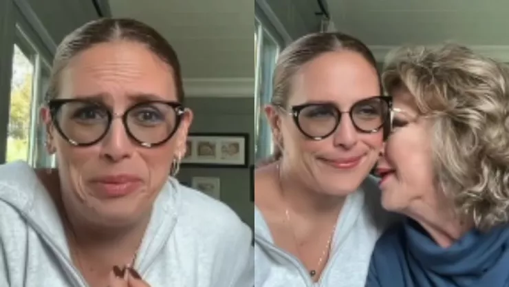 Angélica Vale y su madre Angélica María