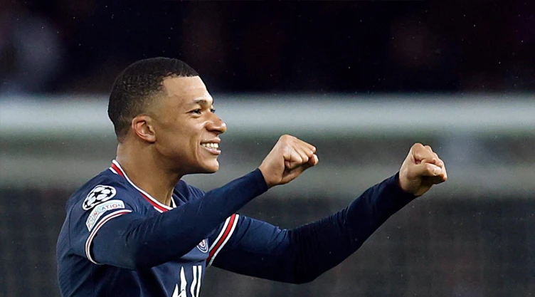 Kylian Mbappé con el PSG