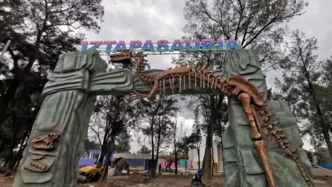 Iztapasauria será un parque temático en CDMX dedicado a los dinosaurios será una opción de entretenimiento para los capitalinos.