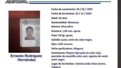 Ficha de búsqueda de Ernesto Rodríguez