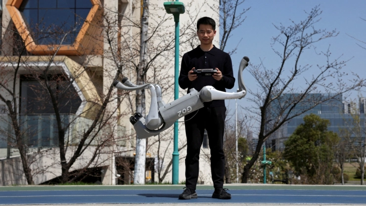 Perros robots en China, financiados con tecnología de EU