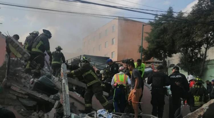 explosión derrumbe alcaldía Miguel Hidalgo