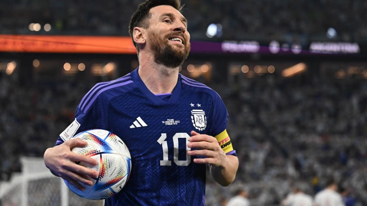 Messi vs Polonia en Qatar 2022