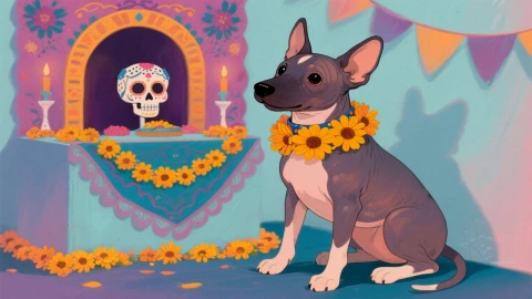 Esta es la FECHA en la que se le colaca la ofrenda las mascotas en Día de Muertos 2025