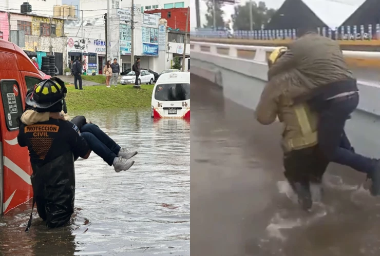 Rescatan-a-pasajeros-y-conductores-tras-intensas-lluvias-en-Puebla