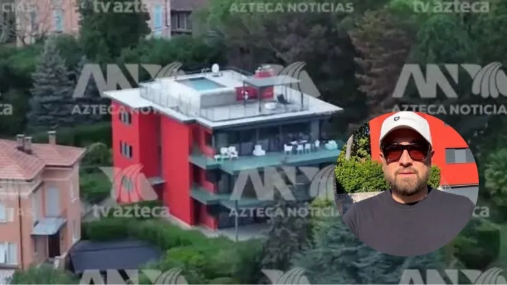 Casa de Lugano, Suiza donde vive Amílcar Olán.