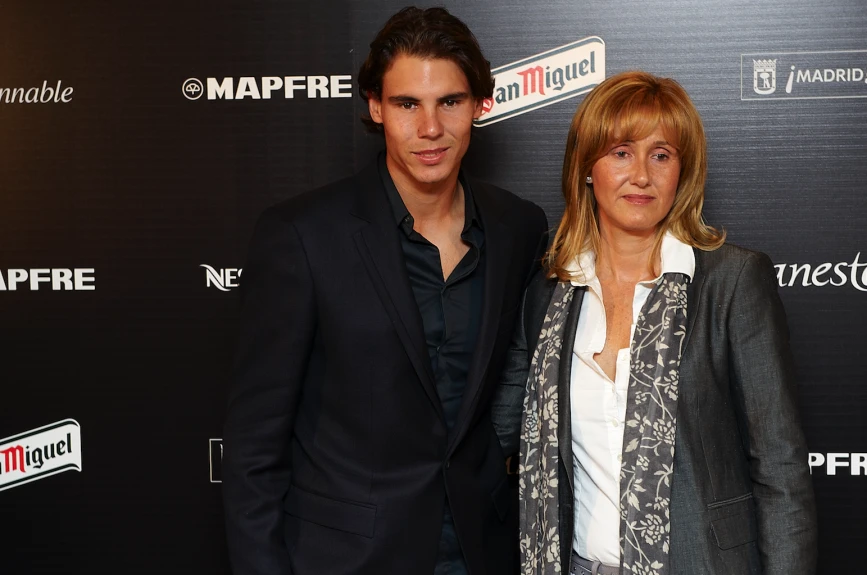 Ana María Parera y Rafael Nadal