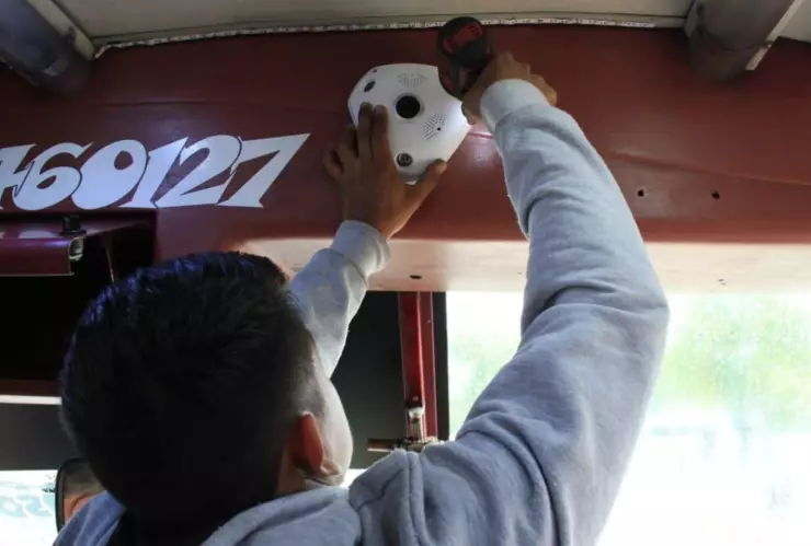 Cámara transporte público