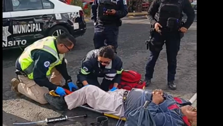 arrollado en calles de Atlixco