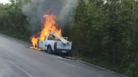 Tráfico en carretera de Playa del Carmen por accidentes
