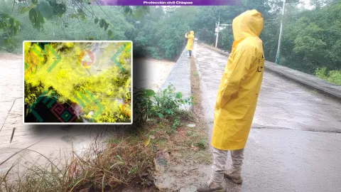 Pronóstico de lluvias y vigilancia por Frente Frío 19 en municipios de Chiapas