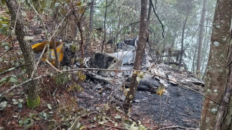 helicóptero de la CFE se desploma en Jalisco