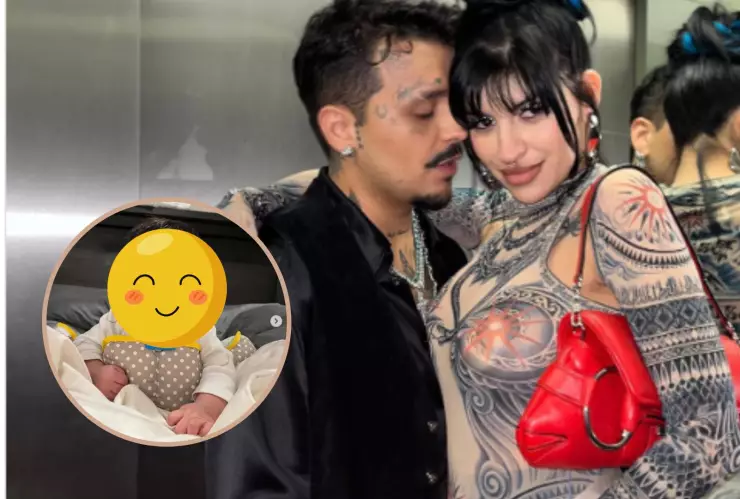 Hija de Christian Nodal y Cazzu, revelan el rostro de Inti.