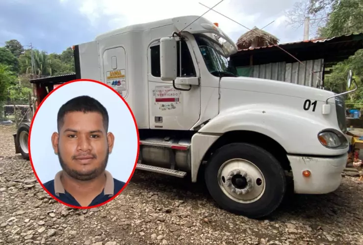 Hugo Alexander Martínez fue reportado como desaparecido cuando conducía un tráiler