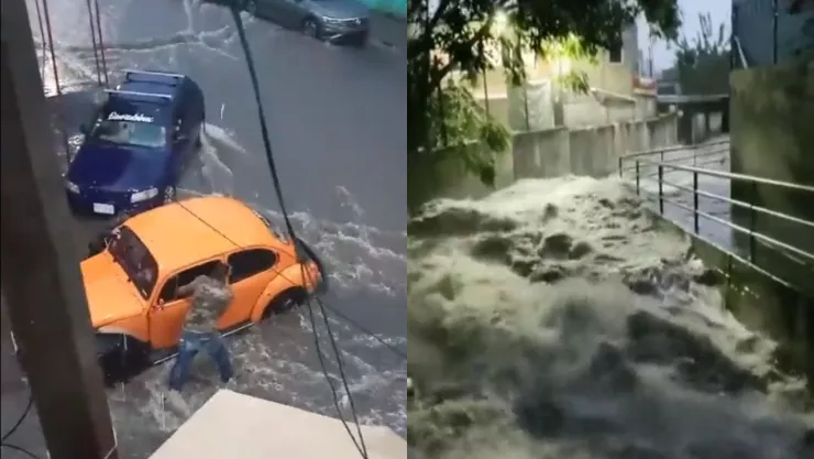 Desbordamiento en canal de Cuautepec provoca afectaciones en la CDMX