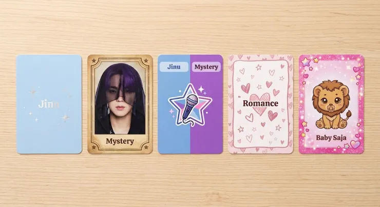Photocards Saja Boys Lucky Draw