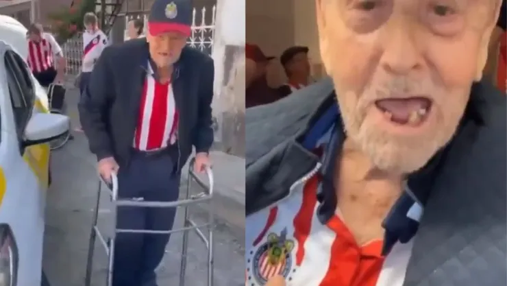 VIRAL Abuelito de 103 años quiere ver campeón a Chivas