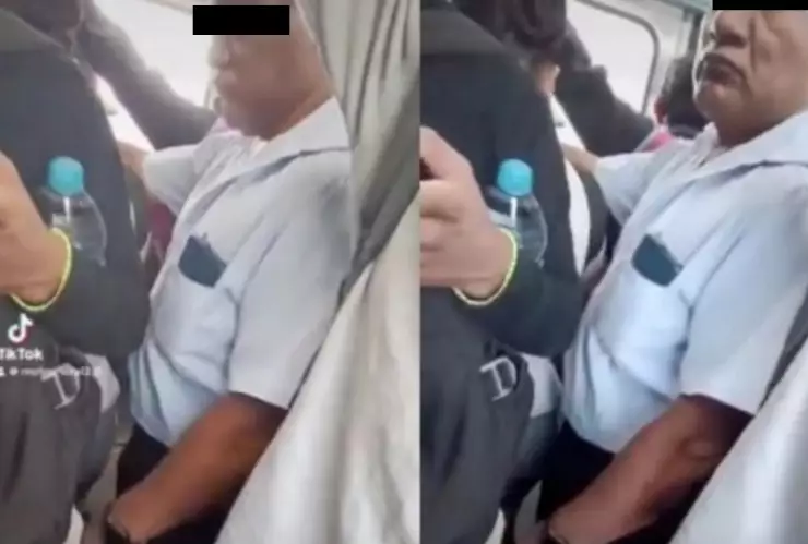 hombre acosando mujer metro cdmx