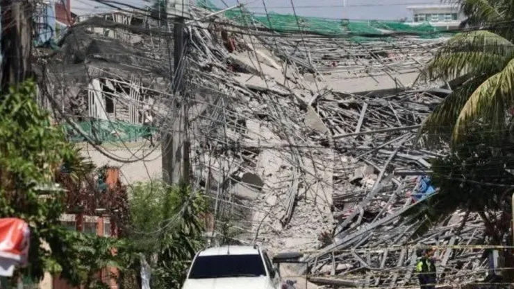 derrumbe edificio
