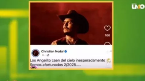 Publicación de Nodal en su cuenta de Instagram