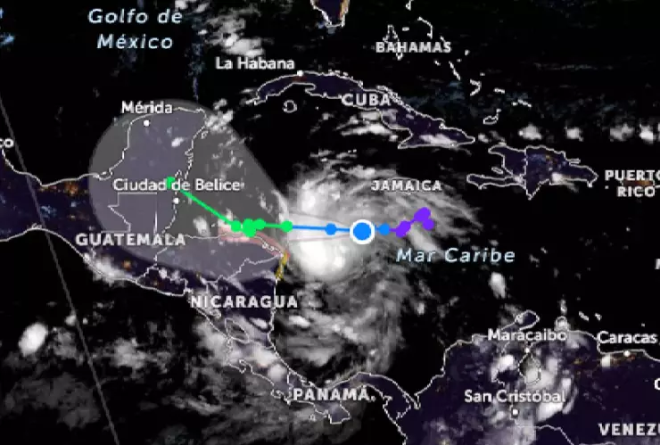 Ciclón Tropical 19_ Ésta será la categoría que alcanzaría el potencial ciclón 19 en el Caribe mexicano, según el NHC