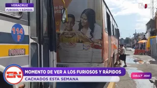 Otro episodio de caos vial documentado en el corazón de Veracruz