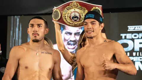 Teófimo López vs Pedro Roca Campa pesaje