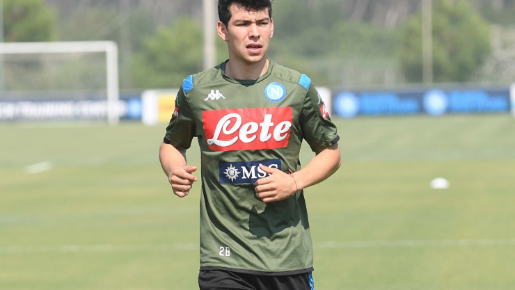 Hirving Lozano en el Nápoles
