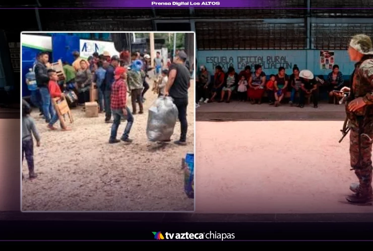 Familias de Chiapas buscan refugio en Guatemala por la violencia