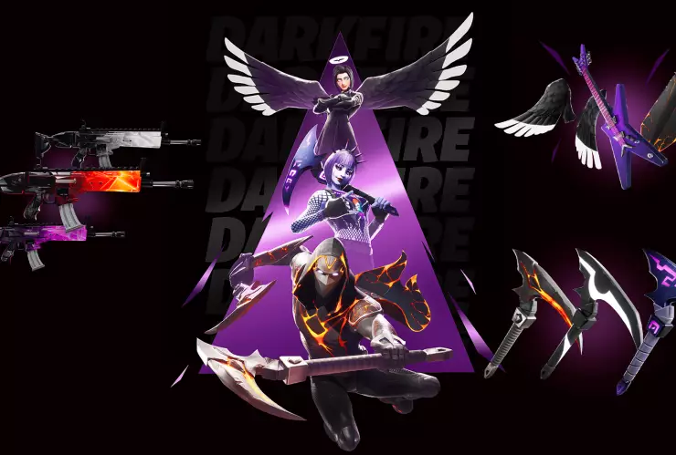 Fortnite Fuego Oscuro