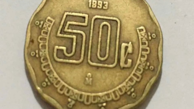 Moneda de 10 pesos se vende en miles de pesos por error de acuñació