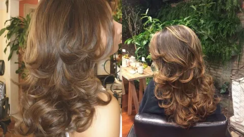 Capas en cabello largo