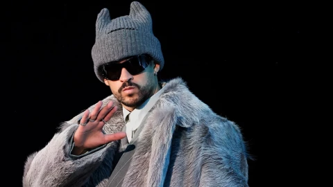 Foto del cantante Bad Bunny.