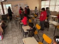 Estudiantes de la comunidad de La Silla en Durango.