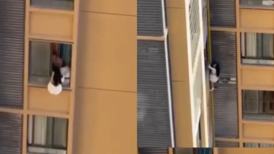 escapa por la ventana