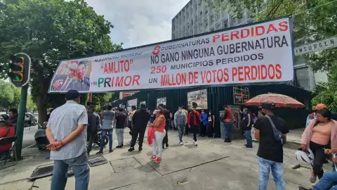 Protesta vs Alejandro Morena