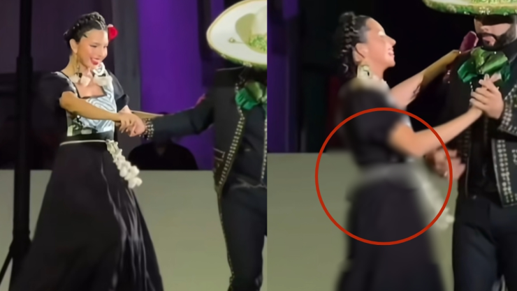 Ángela Aguilar reaparece en concierto de Pepe Aguilar