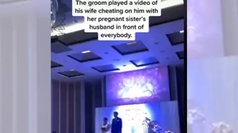 Exponen infidelidad de su novia en plena boda