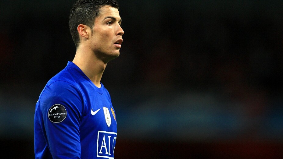 CR7 con el Manchester United