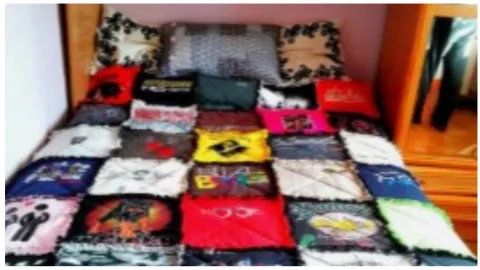 cobijas y sábanas reciclar parche