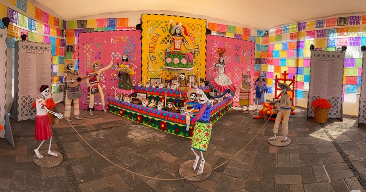 Celebra ISSSTE Día de Muertos con ofrenda purépecha Fiesta de las ánimas
