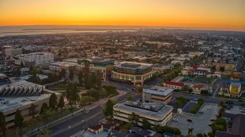 el atardecer en la ciudad de Chula Vista en el estado de California