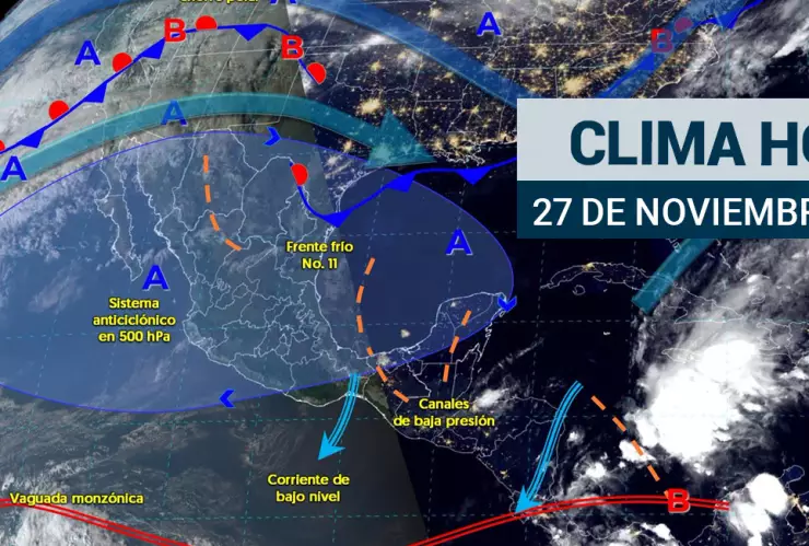 Clima en México, ¿qué se espera el miércoles?