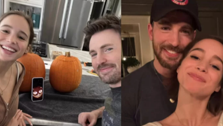 Chris Evans comparte la primeras fotos con su novia, Alba Baptista