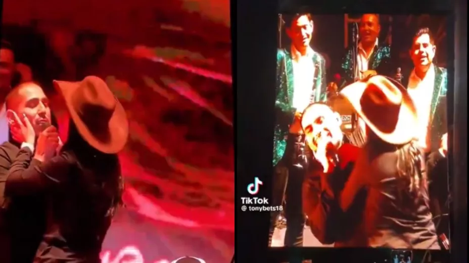 ¿Y si fuera al revés? Fan acosa e intenta besar a Espinoza Paz en pleno concierto (VIDEO)