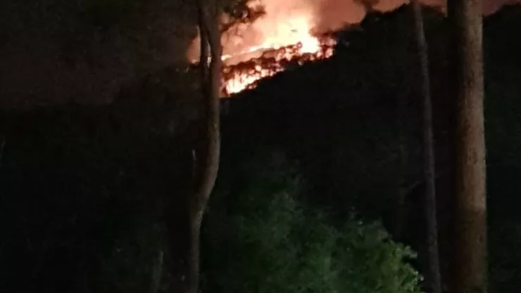 Incendio en Monte Alto en Valle de Bravo